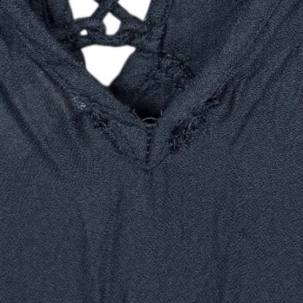 INTIMATELY FREE PEOPLE Aida Slip Dress , Aida Tunic, Cover-up, Navy Blue, Small - Picture 7 of 10